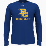 BRIAR CLIFF Chargers UA Men's Team Tech Long Sleeve T-Shirt Front Thumbnail