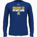 MASON CO CENTRAL HIGH SCHOOL SPARTANS UA Men's Team Tech Long Sleeve T-Shirt Front Thumbnail