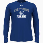 Christendom College Online Store <span class="pdp-name-mascot">Christendom College Crusaders</span> UA Men's Team Tech Long Sleeve T-Shirt Front Thumbnail