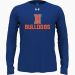 NOTTINGHAM HIGH SCHOOL BULLDOGS UA Men's Team Tech Long Sleeve T-Shirt Front Thumbnail