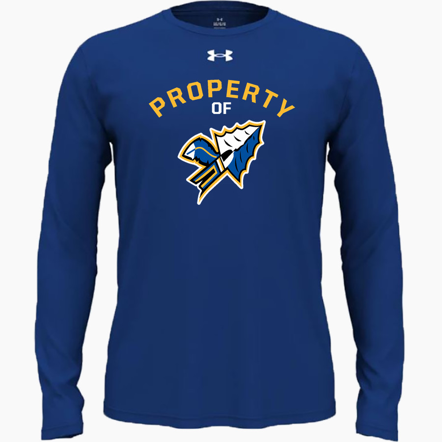 CRETE-MONEE HIGH SCHOOL WARRIORS <span class="pdp-name-mascot">CRETE - MONEE WARRIORS</span> UA Men's Team Tech Long Sleeve T-Shirt