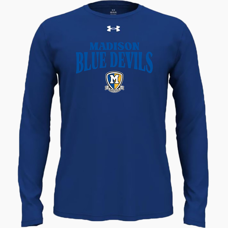 MADISON CENTRAL HIGH SCHOOL BLUE DEVILS UA Men's Team Tech Long Sleeve T-Shirt