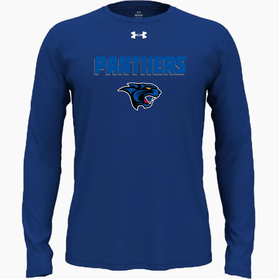 SALE CREEK Panthers Online Store <span class="pdp-name-mascot">SALE CREEK PANTHERS /LADY</span> UA Men's Team Tech Long Sleeve T-Shirt