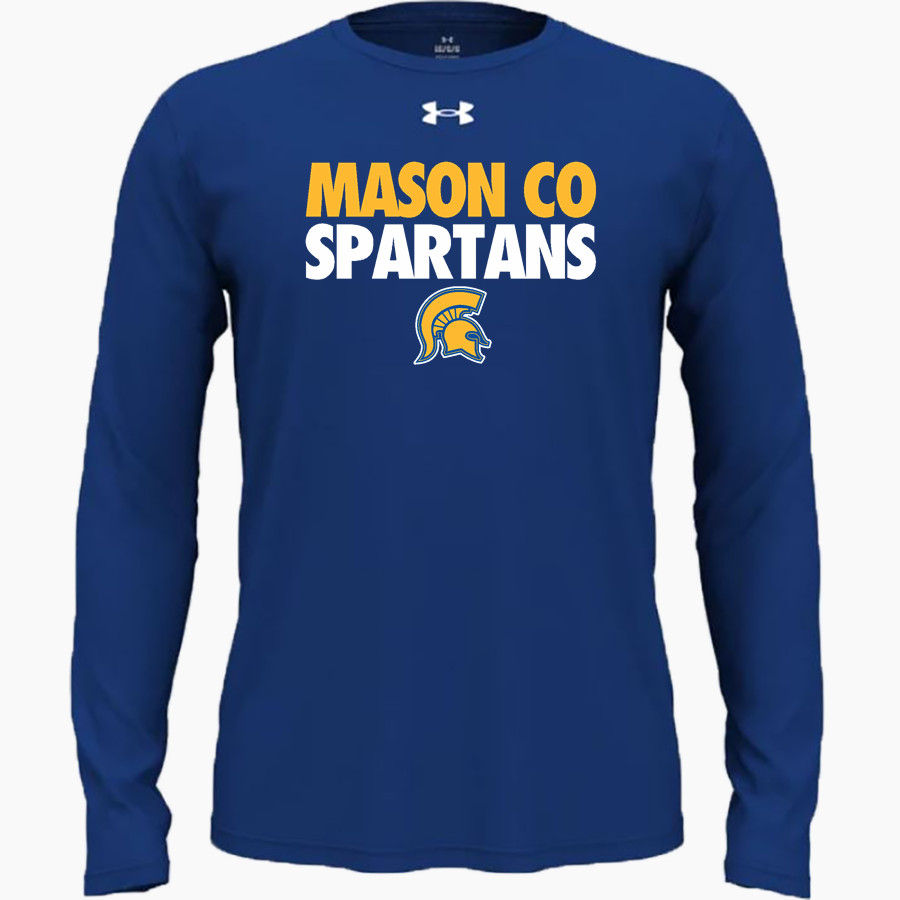 MASON CO CENTRAL HIGH SCHOOL SPARTANS UA Men's Team Tech Long Sleeve T-Shirt