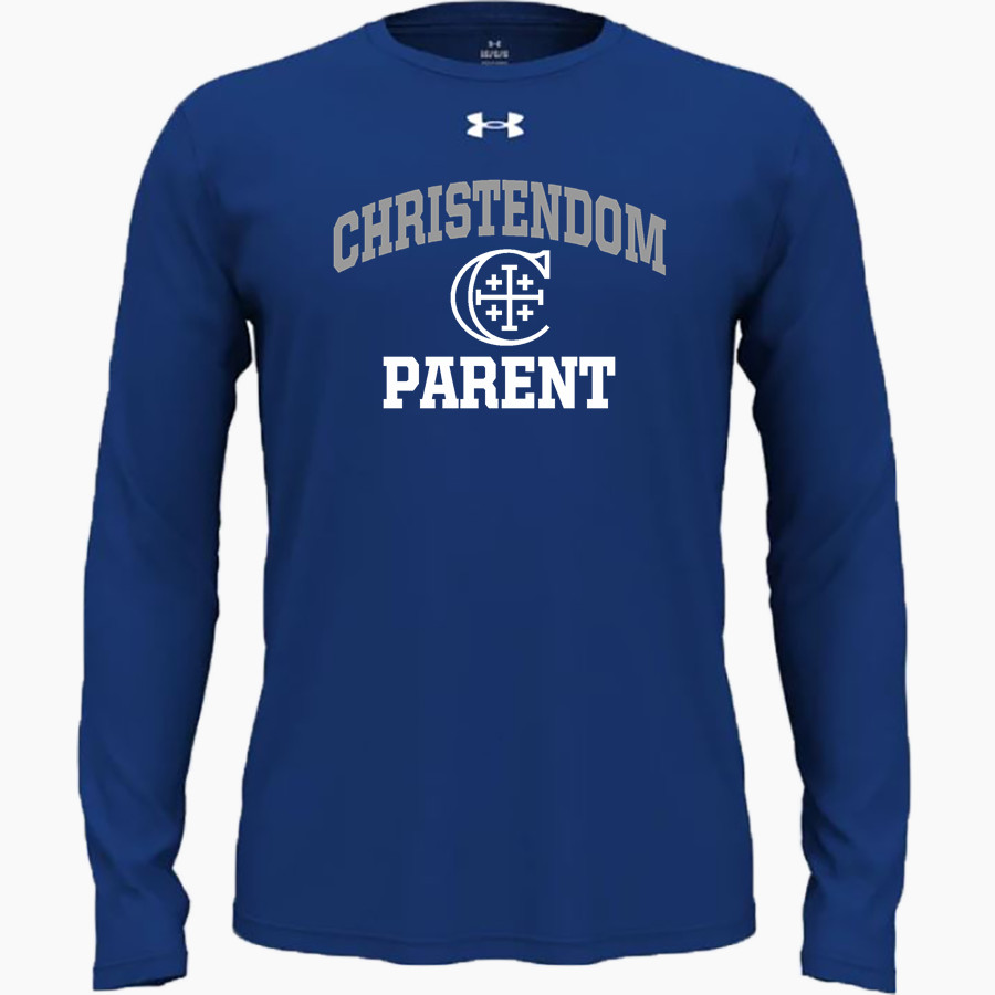 Christendom College Online Store <span class="pdp-name-mascot">Christendom College Crusaders</span> UA Men's Team Tech Long Sleeve T-Shirt