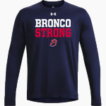 Bay Area Christian Broncos UA Men's Team Tech Long Sleeve T-Shirt Front Thumbnail