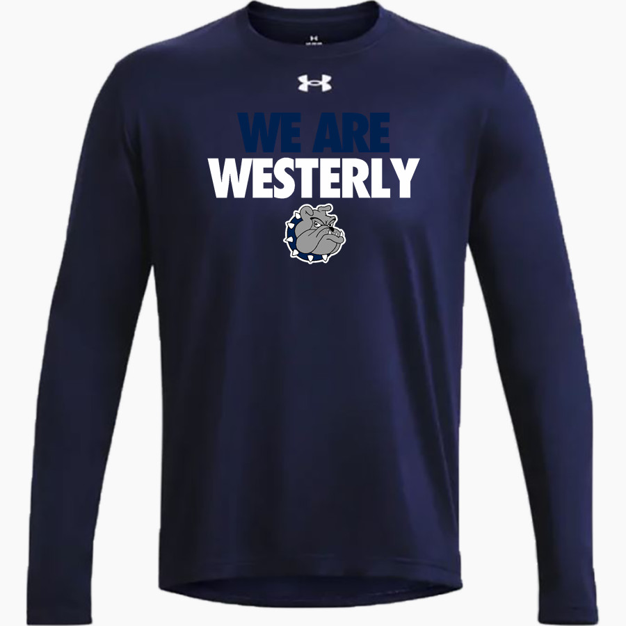 Westerly Bulldogs <span class="pdp-name-mascot">Westerly Bulldogs</span> UA Men's Team Tech Long Sleeve T-Shirt