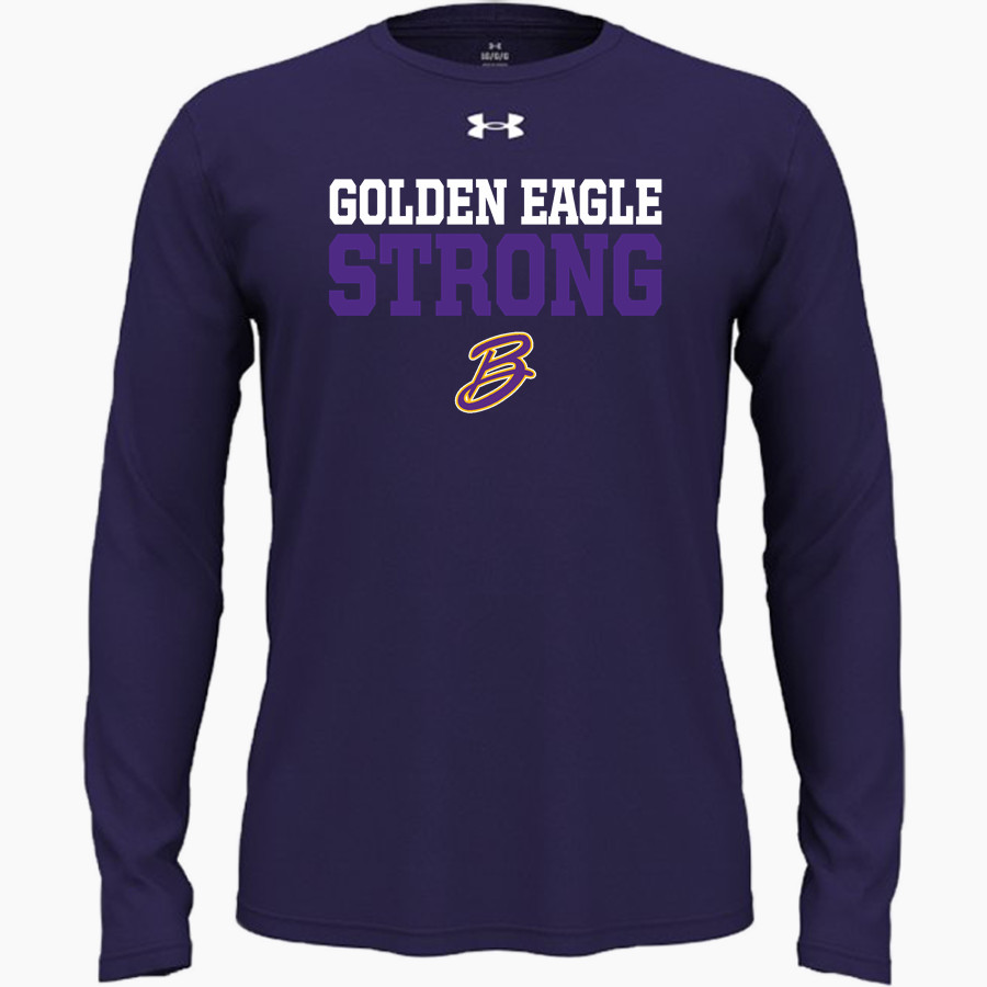 BELLBROOK GOLDEN EAGLES The Official Online Store <span class="pdp-name-mascot">BELLBROOK GOLDEN EAGLES</span> UA Men's Team Tech Long Sleeve T-Shirt