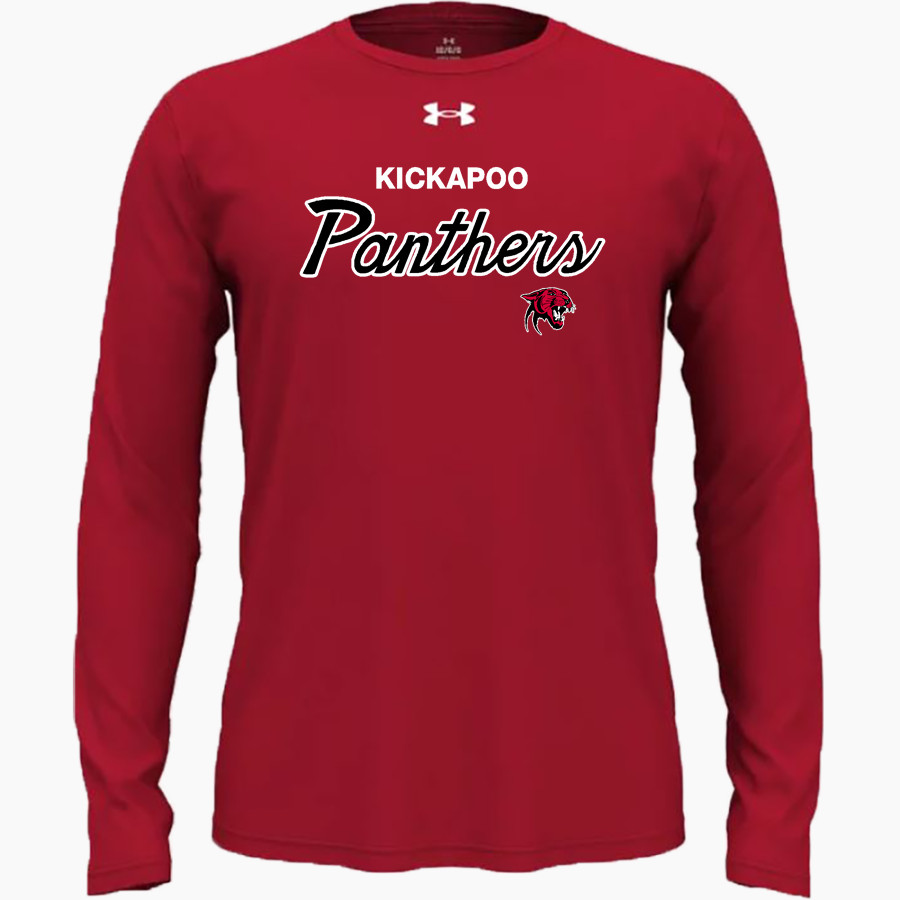 KICKAPOO HIGH SCHOOL PANTHERS <span class="pdp-name-mascot">KICKAPOO AREA PANTHERS</span> UA Men's Team Tech Long Sleeve T-Shirt