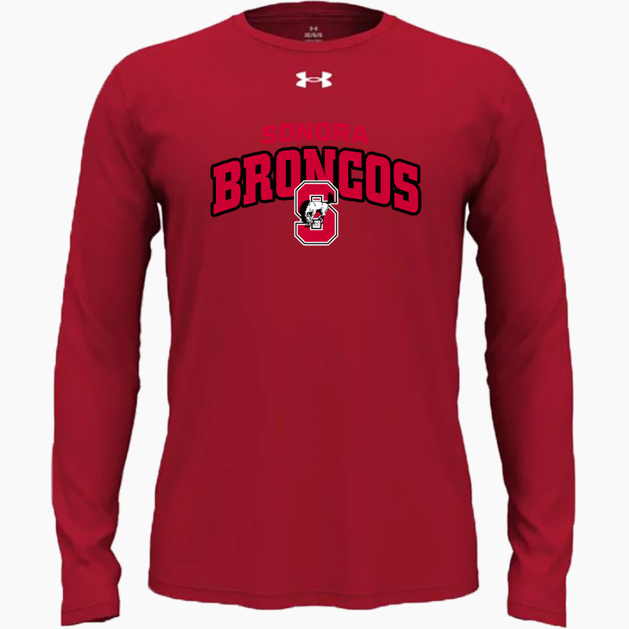 SONORA HIGH SCHOOL BRONCOS <span class="pdp-name-mascot">SONORA BRONCOS</span> UA Men's Team Tech Long Sleeve T-Shirt