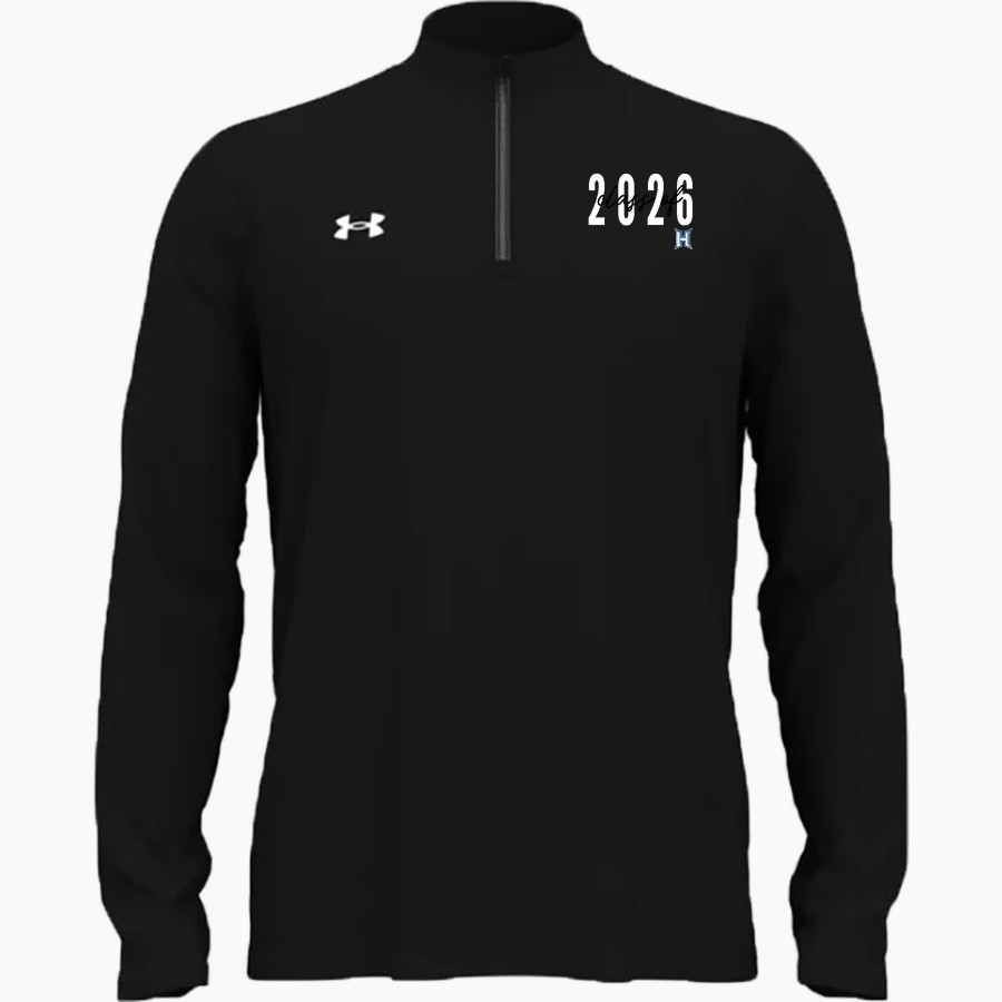 HAMPTON HIGH SCHOOL BULLDOGS <span class="pdp-name-mascot">HAMPTON BULLDOGS</span> UA Men's Team Tech Long Sleeve Quarter Zip