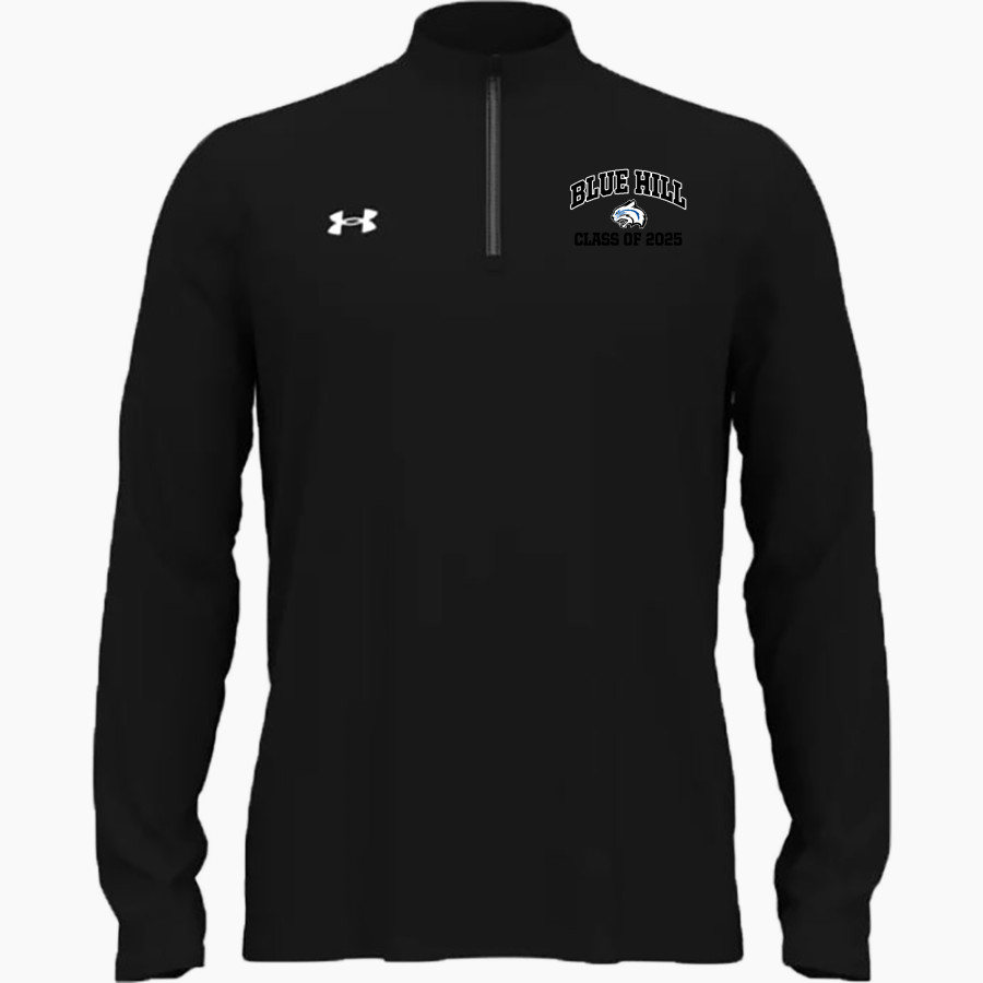 Blue Hill Bobcats <span class="pdp-name-mascot">Blue Hill Community School District Bobcats</span> UA Men's Team Tech Long Sleeve Quarter Zip