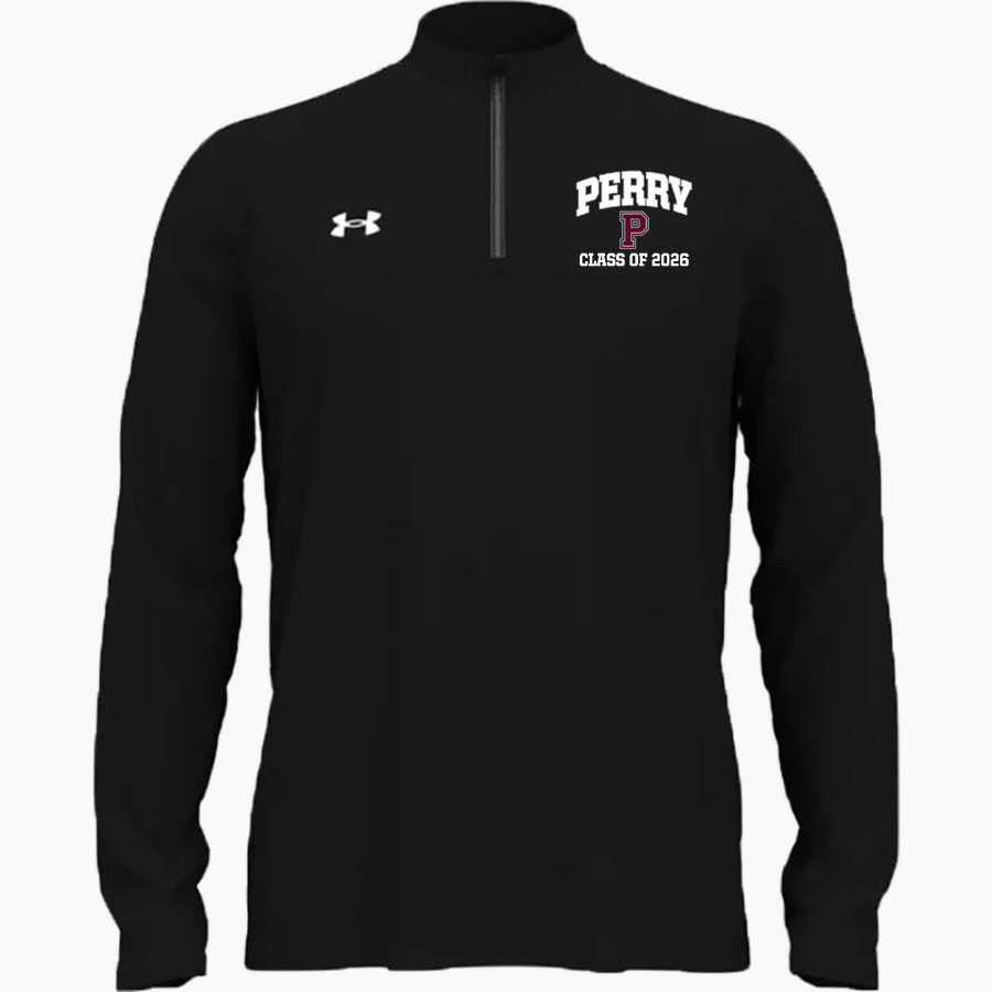 PERRY HIGH SCHOOL MAROONS <span class="pdp-name-mascot">PERRY MAROONS</span> UA Men's Team Tech Long Sleeve Quarter Zip