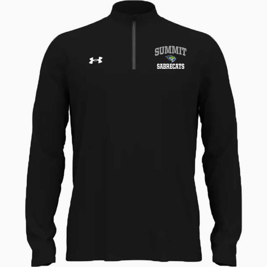 Summit Sabrecats <span class="pdp-name-mascot">Summit School Sabrecats</span> UA Men's Team Tech Long Sleeve Quarter Zip