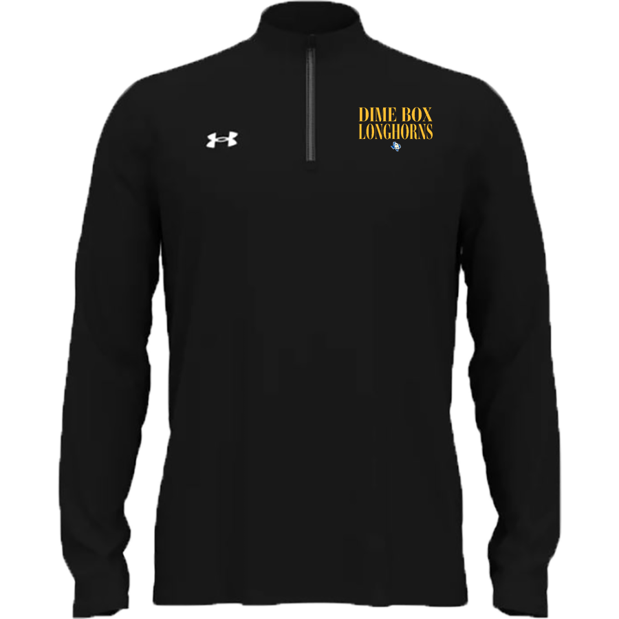 DIME BOX HIGH SCHOOL LONGHORNS <span class="pdp-name-mascot">DIME BOX LONGHORNS</span> UA Men's Team Tech Long Sleeve Quarter Zip