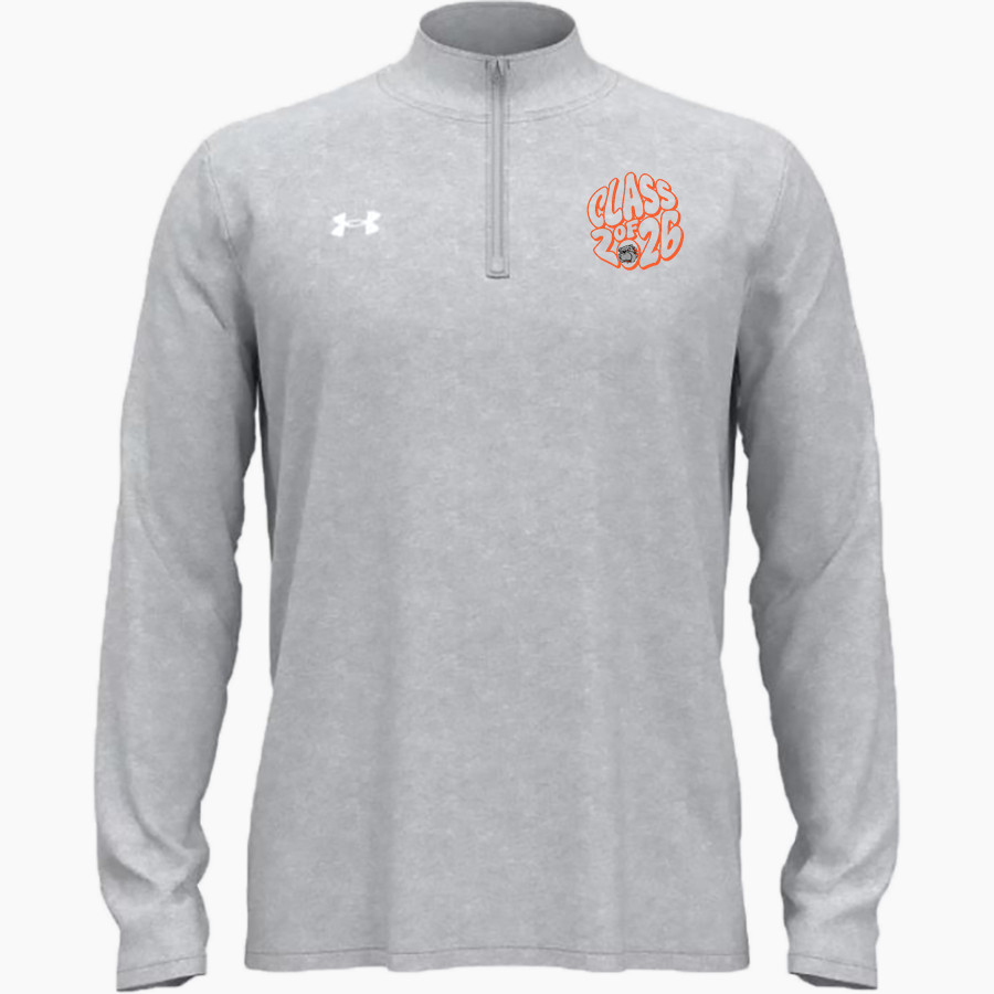 WATERLOO HIGH SCHOOL BULLDOGS <span class="pdp-name-mascot">WATERLOO BULLDOGS</span> UA Men's Team Tech Long Sleeve Quarter Zip