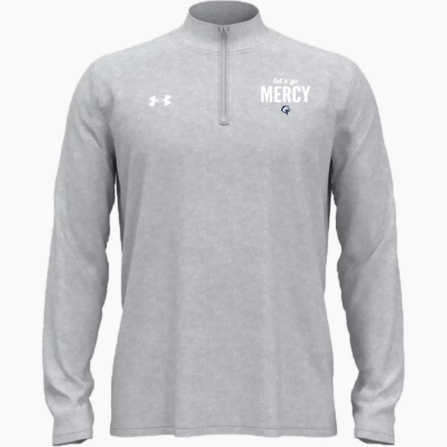 Mercy University Mavericks Online Store UA Men's Team Tech Long Sleeve Quarter Zip