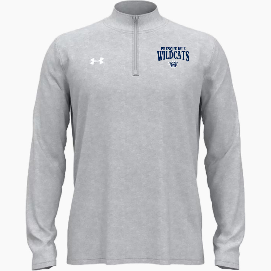 PRESQUE ISLE HIGH SCHOOL WILDCATS <span class="pdp-name-mascot">PRESQUE ISLE WILDCATS</span> UA Men's Team Tech Long Sleeve Quarter Zip