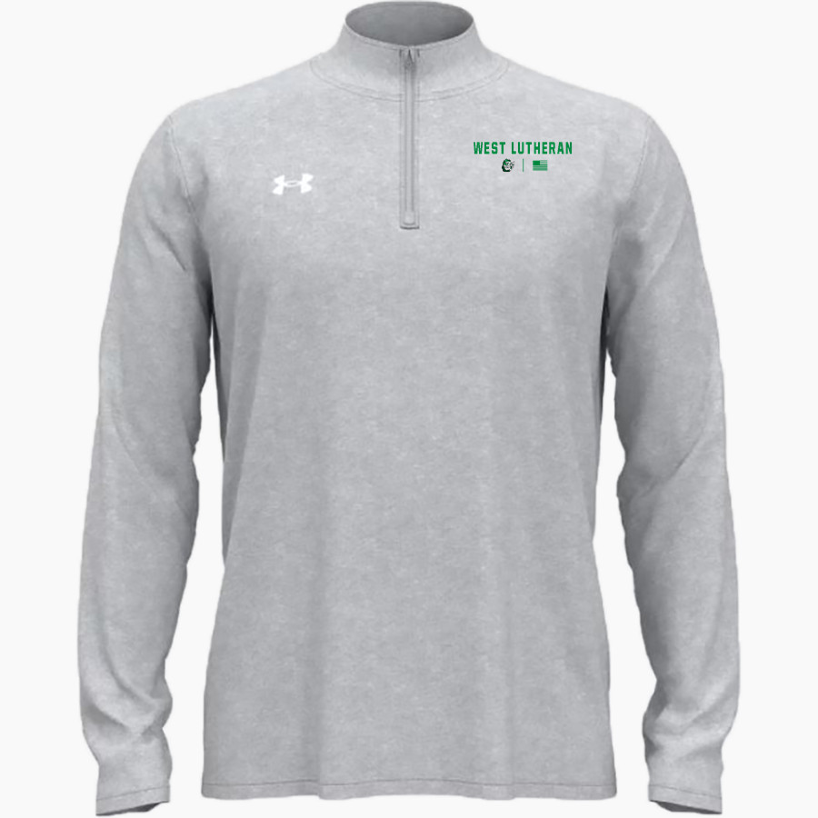 West Lutheran Warriors <span class="pdp-name-mascot">West Lutheran Warriors</span> UA Men's Team Tech Long Sleeve Quarter Zip