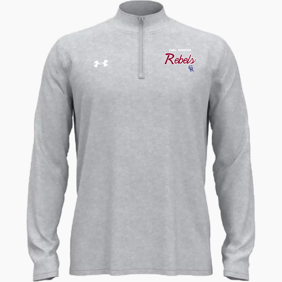 CUBA-RUSHFORD HIGH SCHOOL REBELS <span class="pdp-name-mascot">CUBA - RUSHFORD REBELS</span> UA Men's Team Tech Long Sleeve Quarter Zip