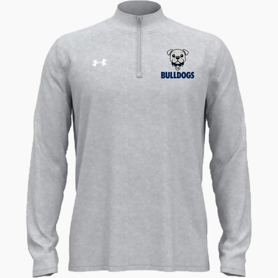CRCS Bulldogs <span class="pdp-name-mascot">CRHS Bulldogs</span> UA Men's Team Tech Long Sleeve Quarter Zip
