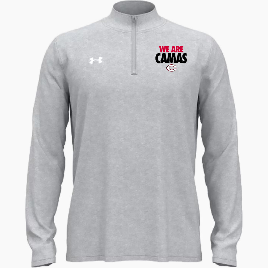 CAMAS PAPERMAKERS The Official Online Store <span class="pdp-name-mascot">CAMAS PAPERMAKERS</span> UA Men's Team Tech Long Sleeve Quarter Zip