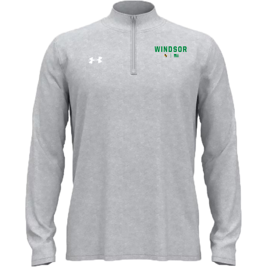 WINDSOR HIGH SCHOOL YELLOW JACKETS <span class="pdp-name-mascot">WINDSOR YELLOW JACKETS</span> UA Men's Team Tech Long Sleeve Quarter Zip