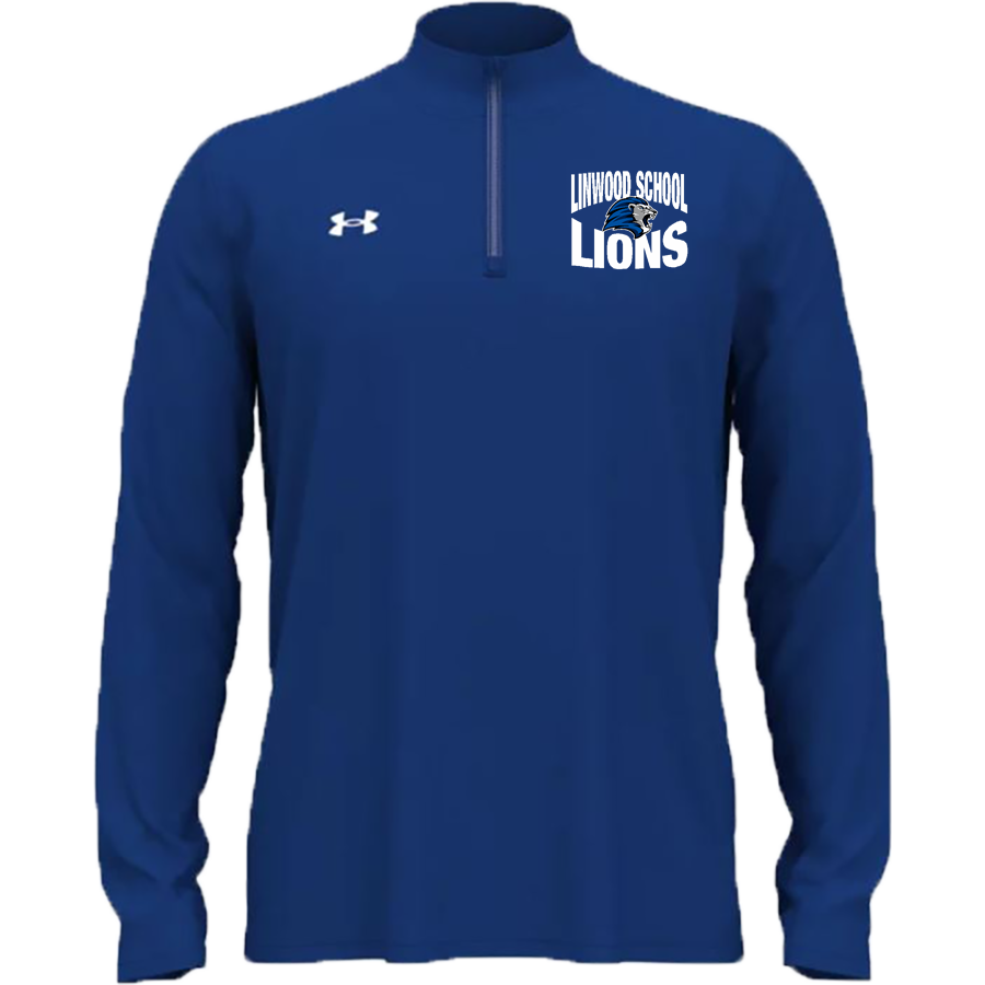 Linwood School Lions <span class="pdp-name-mascot">Linwood Lions</span> UA Men's Team Tech Long Sleeve Quarter Zip