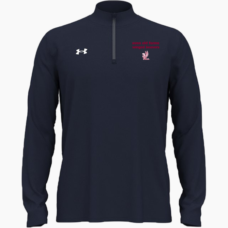 Avon Old Farms Winged Beavers <span class="pdp-name-mascot">Avon Old Farms School Winged Beavers</span> UA Men's Team Tech Long Sleeve Quarter Zip