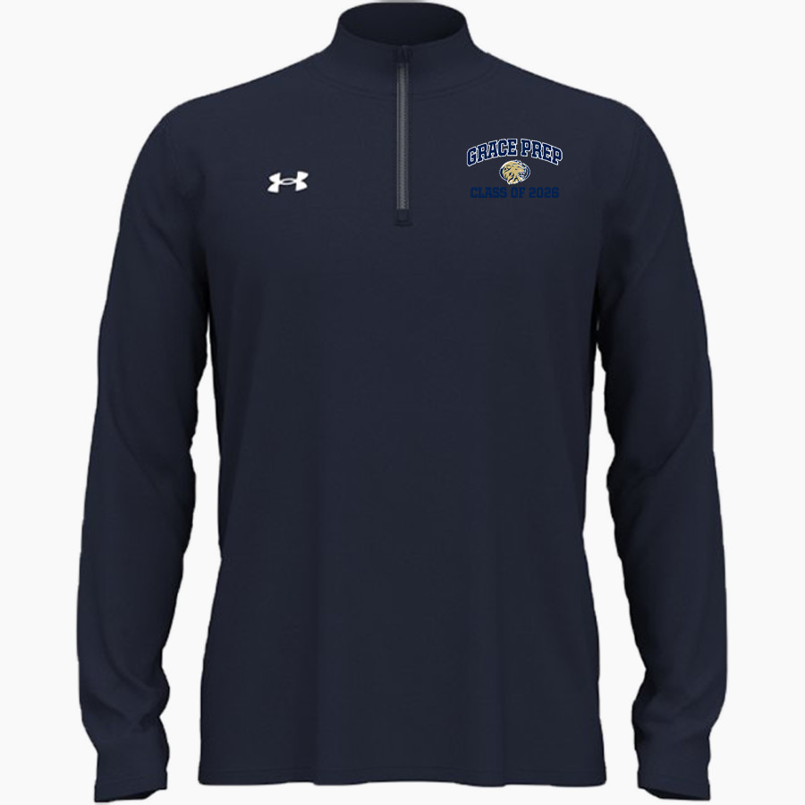GRACE PREP ACADEMY LIONS <span class="pdp-name-mascot">GRACE LIONS</span> UA Men's Team Tech Long Sleeve Quarter Zip