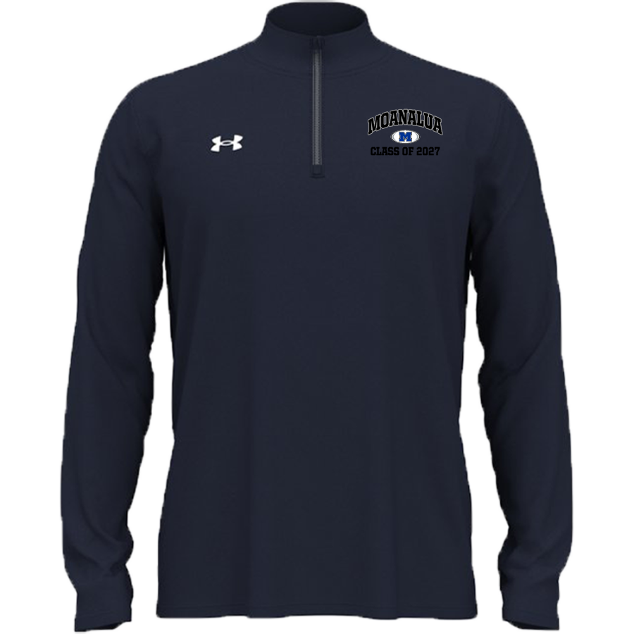 Moanalua Na Menehune <span class="pdp-name-mascot">Moanalua Menehunes</span> UA Men's Team Tech Long Sleeve Quarter Zip