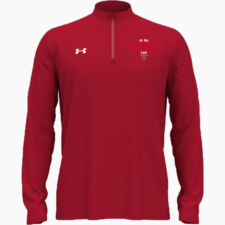 WILLISTON HIGH SCHOOL RED DEVILS UA Men's Team Tech Long Sleeve Quarter Zip