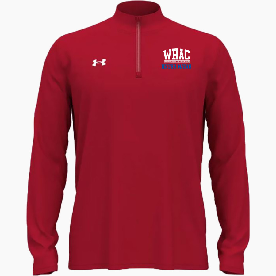 WOLVERINE-HOOSIER ATHLETIC CONFERENCE <span class="pdp-name-mascot">WOLVERINE-HOOSIER ATHLETIC CONFERENCE</span> UA Men's Team Tech Long Sleeve Quarter Zip