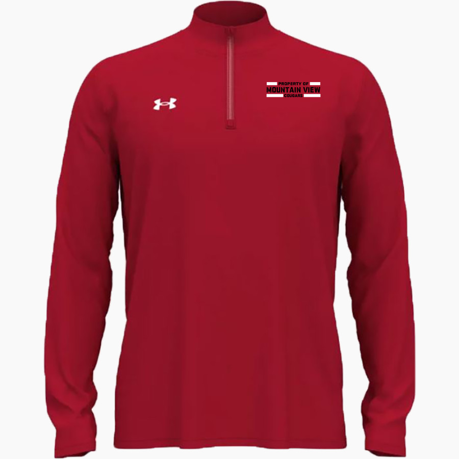 Mountain View Cougars <span class="pdp-name-mascot">Mountain View Cougars</span> UA Men's Team Tech Long Sleeve Quarter Zip