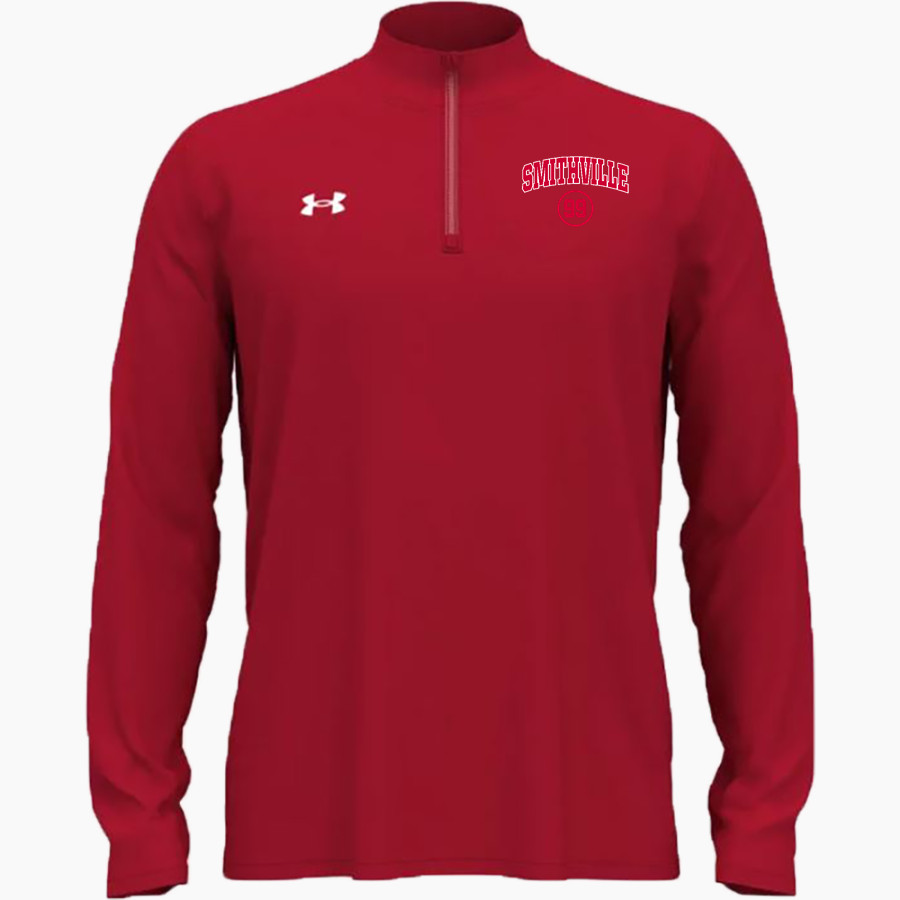 SMITHVILLE HIGH SCHOOL BRAVES <span class="pdp-name-mascot">SMITHVILLE BRAVES</span> UA Men's Team Tech Long Sleeve Quarter Zip
