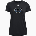 Irvington Community Schools Online Store <span class="pdp-name-mascot">Irvington Community Schools Ravens</span> UA Women's Team Tech Short Sleeve T-Shirt Front Thumbnail