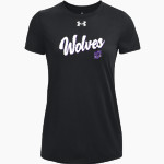 JJC Wolves <span class="pdp-name-mascot">JJC Wolves</span> UA Women's Team Tech Short Sleeve T-Shirt Front Thumbnail
