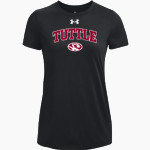TUTTLE PUBLIC SCHOOL TIGERS UA Women's Team Tech Short Sleeve T-Shirt Front Thumbnail