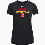 COFFEEVILLE HIGH SCHOOL PIRATES UA Women's Team Tech Short Sleeve T-Shirt Front Thumbnail