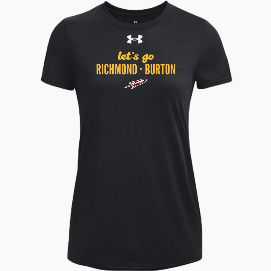 RICHMOND-BURTON HIGH SCHOOL ROCKETS UA Women's Team Tech Short Sleeve T-Shirt