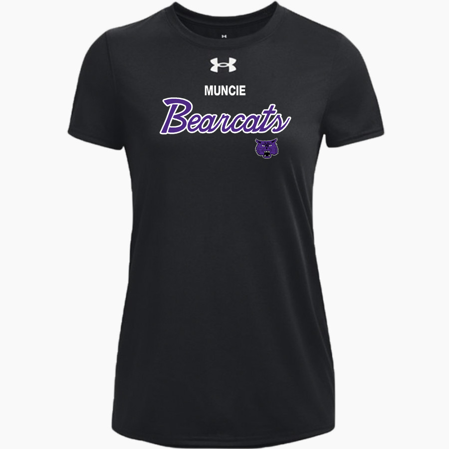 MUNCIE CENTRAL HIGH SCHOOL BEARCATS <span class="pdp-name-mascot">MUNCIE BEARCATS</span> UA Women's Team Tech Short Sleeve T-Shirt