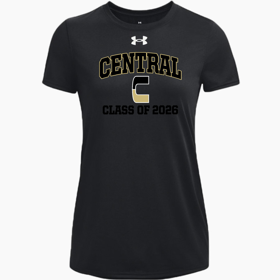 SPRINGFIELD CENTRAL HIGH SCHOOL GOLDEN EAGLES UA Women's Team Tech Short Sleeve T-Shirt