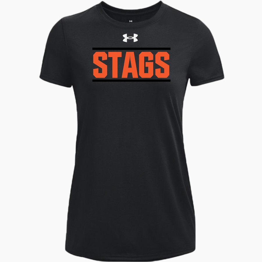KINGSLEY HIGH SCHOOL STAGS <span class="pdp-name-mascot">KINGSLEY AREA STAGS</span> UA Women's Team Tech Short Sleeve T-Shirt