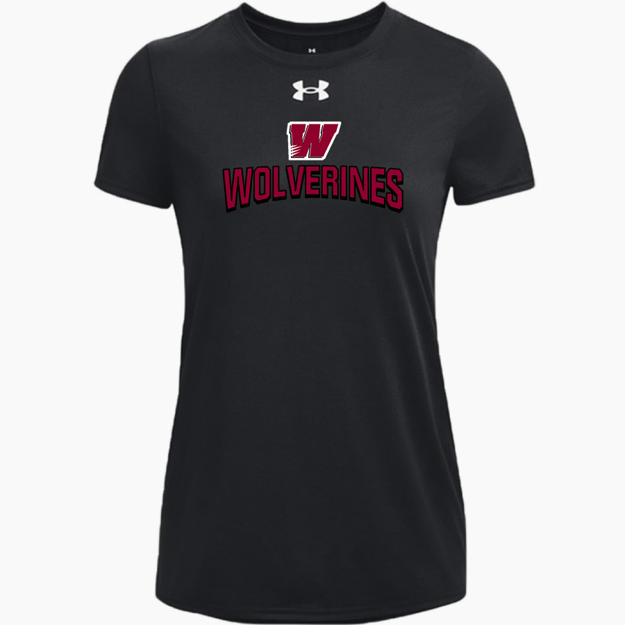Willamette Wolverines <span class="pdp-name-mascot">Willamette Wolverines</span> UA Women's Team Tech Short Sleeve T-Shirt