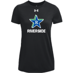 RIVERSIDE HIGH SCHOOL GENERALS <span class="pdp-name-mascot">RIVERSIDE GENERALS</span> UA Women's Team Tech Short Sleeve T-Shirt Front Thumbnail
