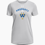 WAUKESHA WEST HIGH SCHOOL WOLVERINES <span class="pdp-name-mascot">WAUKESHA WEST WOLVERINES</span> UA Women's Team Tech Short Sleeve T-Shirt Front Thumbnail