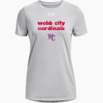 WEBB CITY HIGH SCHOOL CARDINALS UA Women's Team Tech Short Sleeve T-Shirt Front Thumbnail