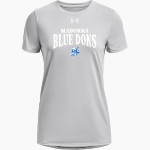 MADONNA HIGH SCHOOL BLUE DONS <span class="pdp-name-mascot">MADONNA BLUE DONS</span> UA Women's Team Tech Short Sleeve T-Shirt Front Thumbnail