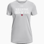 WILLISTON HIGH SCHOOL RED DEVILS UA Women's Team Tech Short Sleeve T-Shirt Front Thumbnail
