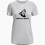 HERON LAKE-OKABENA Coyotes <span class="pdp-name-mascot">HERON LAKE - OKABENA Coyotes</span> UA Women's Team Tech Short Sleeve T-Shirt Front Thumbnail